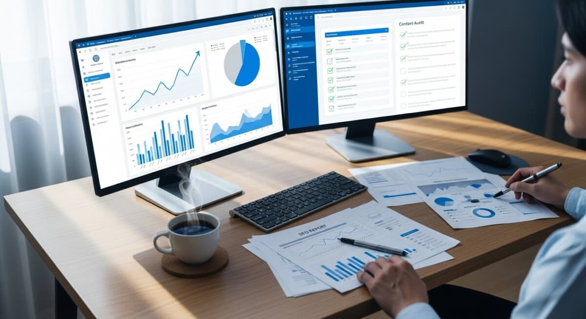 automate content audit refresh WordPress AI