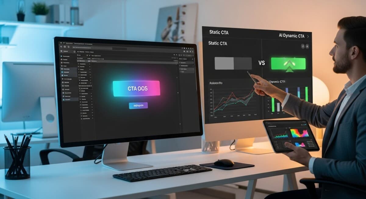 AI dynamic CTA optimization WordPress content performance